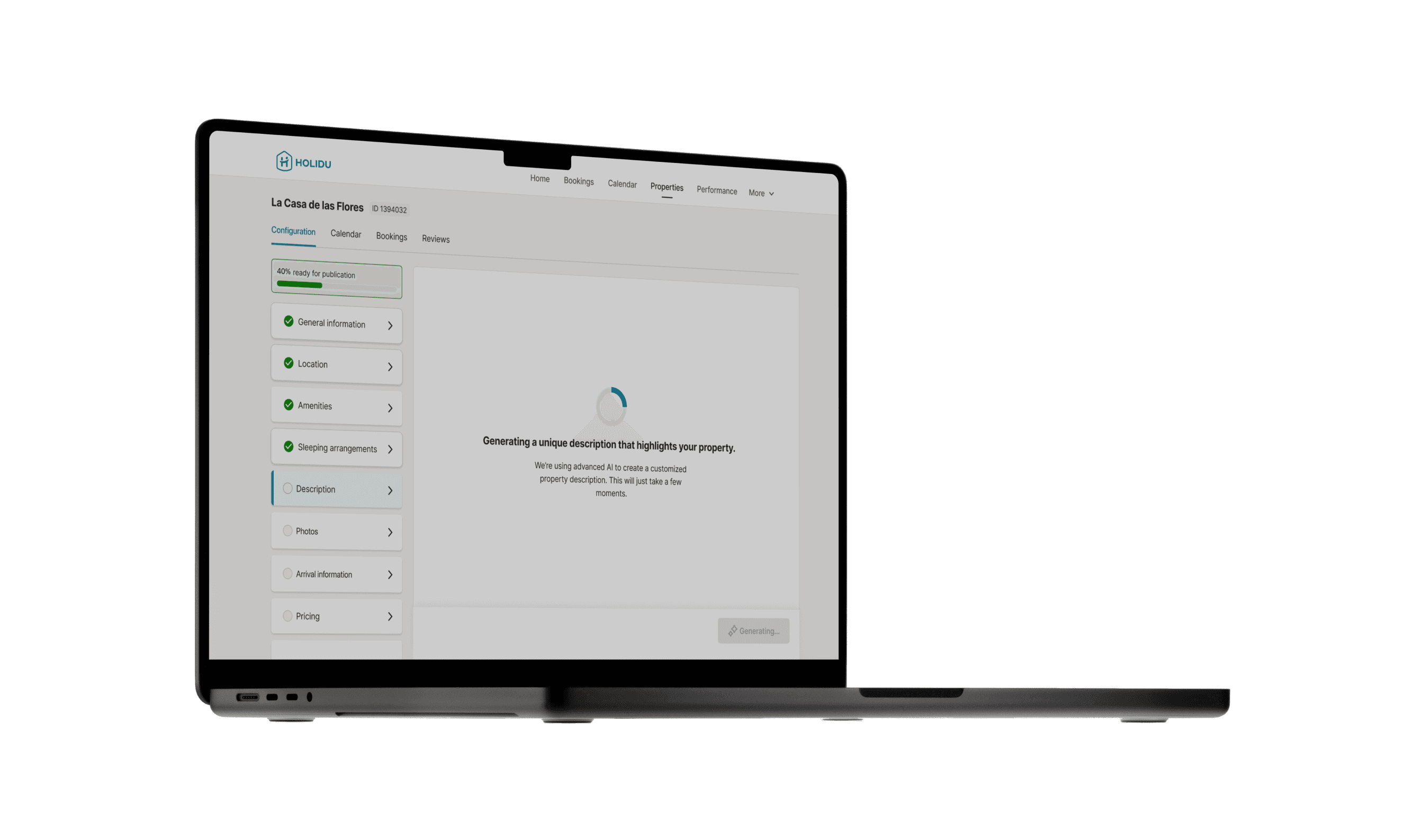 Holidu - Automazione delle Descrizioni di Case Vacanza con Intelligenza Artificiale